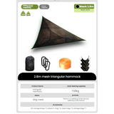 Triangular hammock