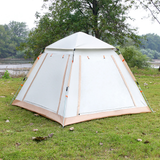A four-sided tent.